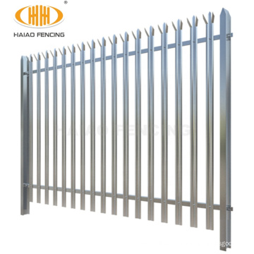 galvanized steel angle iron palisade fencing prices